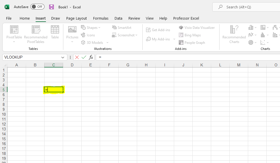 When you edit a cell (highlighted here) you cannot insert and objects, such as charts or images. The buttons are greyed-out.