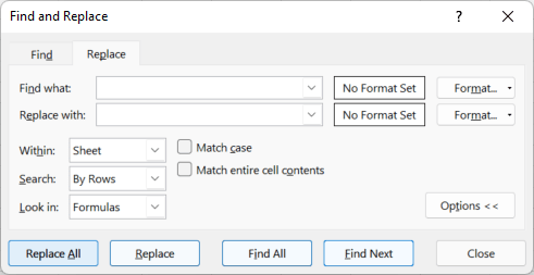 Use the Find and Replace window to replace double spaces with single spaces.