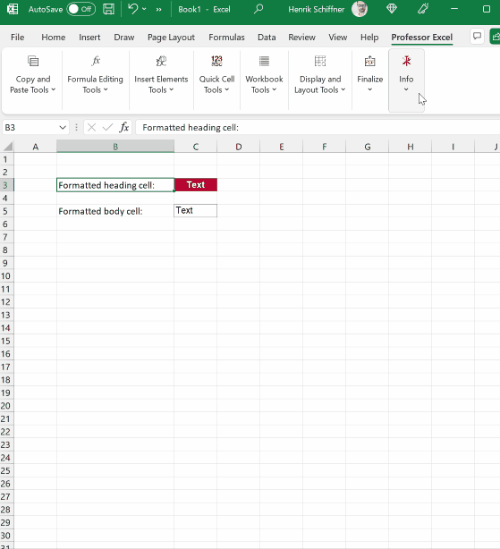 01 A Tools Define Formatting Professor Excel