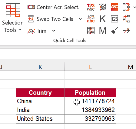 Quick Start: Apply number formatting with just one click (also thousands and millions)